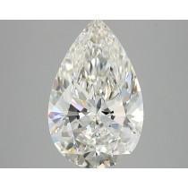 Lab Created 4.05 Carat G-VVS2 Pear Shaped Diamond Lab Created 4.05 Carat G-VVS2 Pear Shaped Diamond