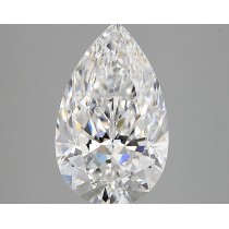 Lab Created 2.79 Carat D-VVS2 Pear Shaped Diamond Lab Created 2.79 Carat D-VVS2 Pear Shaped Diamond