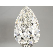 Lab Created 6.40 Carat G-VVS2 Pear Shaped Diamond