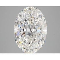 Lab Created 5.41 Carat E-VVS2 Oval Diamond