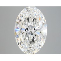 Lab Created 5.28 Carat D-VS1 Oval Diamond