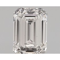 Lab Created 1.38 Carat D-VS1 Emerald Cut Diamond Lab Created 1.38 Carat D-VS1 Emerald Cut Diamond