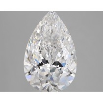 Lab Created 2.36 Carat D-VS1 Pear Shaped Diamond Lab Created 2.36 Carat D-VS1 Pear Shaped Diamond