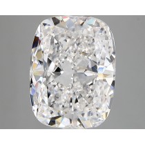 Lab Created 5.06 Carat E-VS1 Cushion Cut Diamond Lab Created 5.06 Carat E-VS1 Cushion Cut Diamond