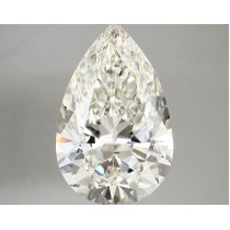 Lab Created 6.32 Carat G-VS1 Pear Shaped Diamond