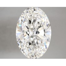 Lab Created 5.34 Carat E-VS1 Oval Diamond Lab Created 5.34 Carat E-VS1 Oval Diamond