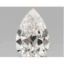 Lab Created 1.24 Carat D-VS1 Pear Shaped Diamond