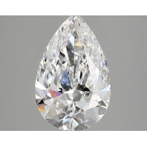 Lab Created 2.36 Carat D-VVS2 Pear Shaped Diamond Lab Created 2.36 Carat D-VVS2 Pear Shaped Diamond