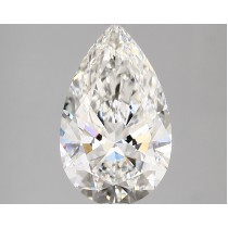 Lab Created 3.36 Carat F-VVS2 Pear Shaped Diamond Lab Created 3.36 Carat F-VVS2 Pear Shaped Diamond