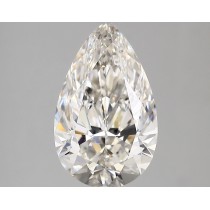 Lab Created 3.34 Carat G-VVS2 Pear Shaped Diamond Lab Created 3.34 Carat G-VVS2 Pear Shaped Diamond