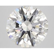 4.20 Carat H-VS2 Round Natural Diamond