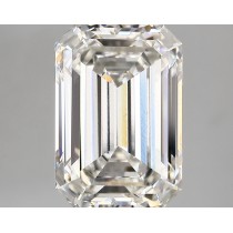 Lab Created 5.09 Carat G-VS1 Emerald Cut Diamond Lab Created 5.09 Carat G-VS1 Emerald Cut Diamond