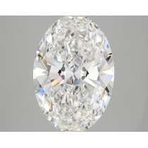 Lab Created 5.47 Carat E-VVS2 Oval Diamond