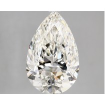 Lab Created 3.77 Carat G-VVS2 Pear Shaped Diamond Lab Created 3.77 Carat G-VVS2 Pear Shaped Diamond