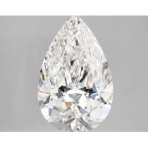 Lab Created 3.90 Carat F-VS1 Pear Shaped Diamond Lab Created 3.90 Carat F-VS1 Pear Shaped Diamond