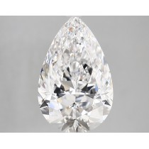 Lab Created 4.32 Carat D-VS1 Pear Shaped Diamond