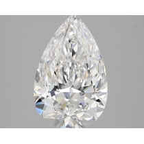 Lab Created 2.88 Carat D-VS1 Pear Shaped Diamond Lab Created 2.88 Carat D-VS1 Pear Shaped Diamond