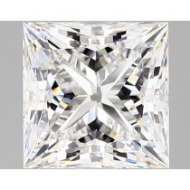 Lab Created 2.41 Carat E-VVS2 Princess Cut Diamond