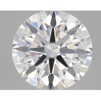 Lab Created 3.40 Carat E-VVS2 Round Diamond