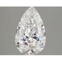 Lab Created 4.32 Carat D-VS1 Pear Shaped Diamond