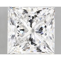 Lab Created 2.72 Carat E-VVS2 Princess Cut Diamond Lab Created 2.72 Carat E-VVS2 Princess Cut Diamond