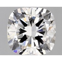 Lab Created 1.50 Carat D-VVS2 Cushion Cut Diamond