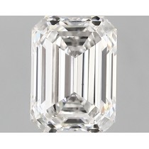Lab Created 1.30 Carat E-VS1 Emerald Cut Diamond