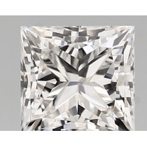 Lab Created 1.64 Carat D-VVS2 Princess Cut Diamond