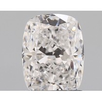 Lab Created 1.23 Carat D-VVS2 Cushion Cut Diamond