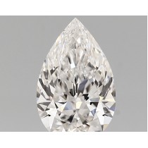 Lab Created 1.39 Carat D-VS1 Pear Shaped Diamond