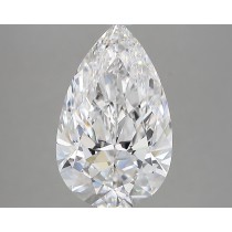 Lab Created 4.24 Carat D-VS1 Pear Shaped Diamond