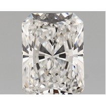 Lab Created 1.68 Carat D-VVS2 Radiant Cut Diamond