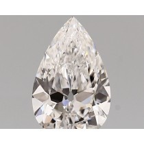 Lab Created 1.23 Carat D-VS1 Pear Shaped Diamond