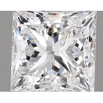 Lab Created 2.62 Carat E-VS1 Princess Cut Diamond Lab Created 2.62 Carat E-VS1 Princess Cut Diamond