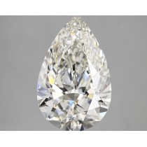 Lab Created 4.21 Carat G-VVS2 Pear Shaped Diamond Lab Created 4.21 Carat G-VVS2 Pear Shaped Diamond