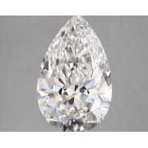 Lab Created 4.61 Carat E-VS2 Pear Shaped Diamond