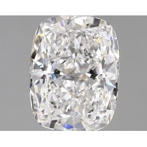 Lab Created 1.38 Carat D-VS1 Cushion Cut Diamond Lab Created 1.38 Carat D-VS1 Cushion Cut Diamond