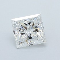 0.80 Carat E-SI1 Princess Cut Natural Diamond