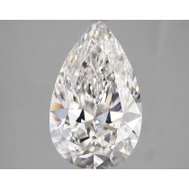 Lab Created 3.74 Carat F-VS1 Pear Shaped Diamond Lab Created 3.74 Carat F-VS1 Pear Shaped Diamond