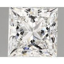 Lab Created 2.61 Carat E-VS1 Princess Cut Diamond