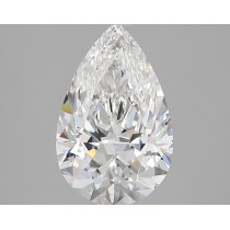 Lab Created 2.37 Carat D-VS1 Pear Shaped Diamond Lab Created 2.37 Carat D-VS1 Pear Shaped Diamond