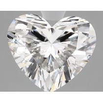 Lab Created 2.69 Carat E-VS1 Heart Shaped Diamond
