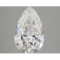 Lab Created 4.21 Carat E-VS1 Pear Shaped Diamond Lab Created 4.21 Carat E-VS1 Pear Shaped Diamond