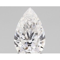 Lab Created 1.29 Carat D-VS1 Pear Shaped Diamond