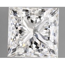 Lab Created 2.38 Carat E-VVS2 Princess Cut Diamond