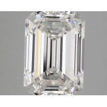 Lab Created 5.10 Carat F-VS2 Emerald Cut Diamond