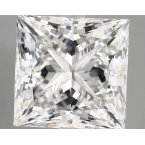 Lab Created 5.17 Carat E-VS1 Princess Cut Diamond
