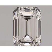 Lab Created 1.37 Carat D-VVS2 Emerald Cut Diamond