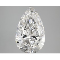 Lab Created 4.60 Carat E-VS2 Pear Shaped Diamond