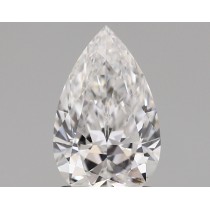 Lab Created 1.24 Carat D-VS2 Pear Shaped Diamond